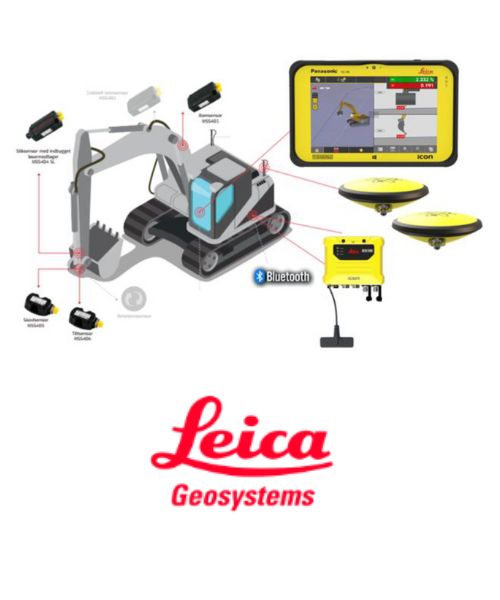 Leica iCON Site Excavator 3D GPS system